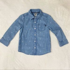 OshKosh B’Gosh Toddler Boy Nautical Button Down 2T